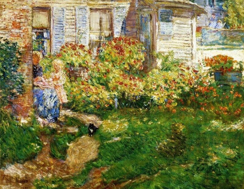 Frederick Childe Hassam. The-Fishermans Cottage