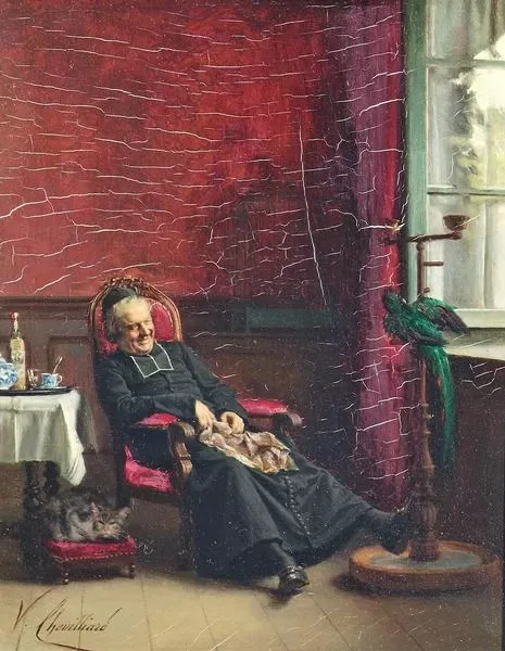 Chevilliard Vincent French artist.1841-1904