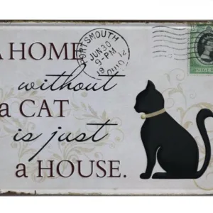 Wandbord a home without Cat